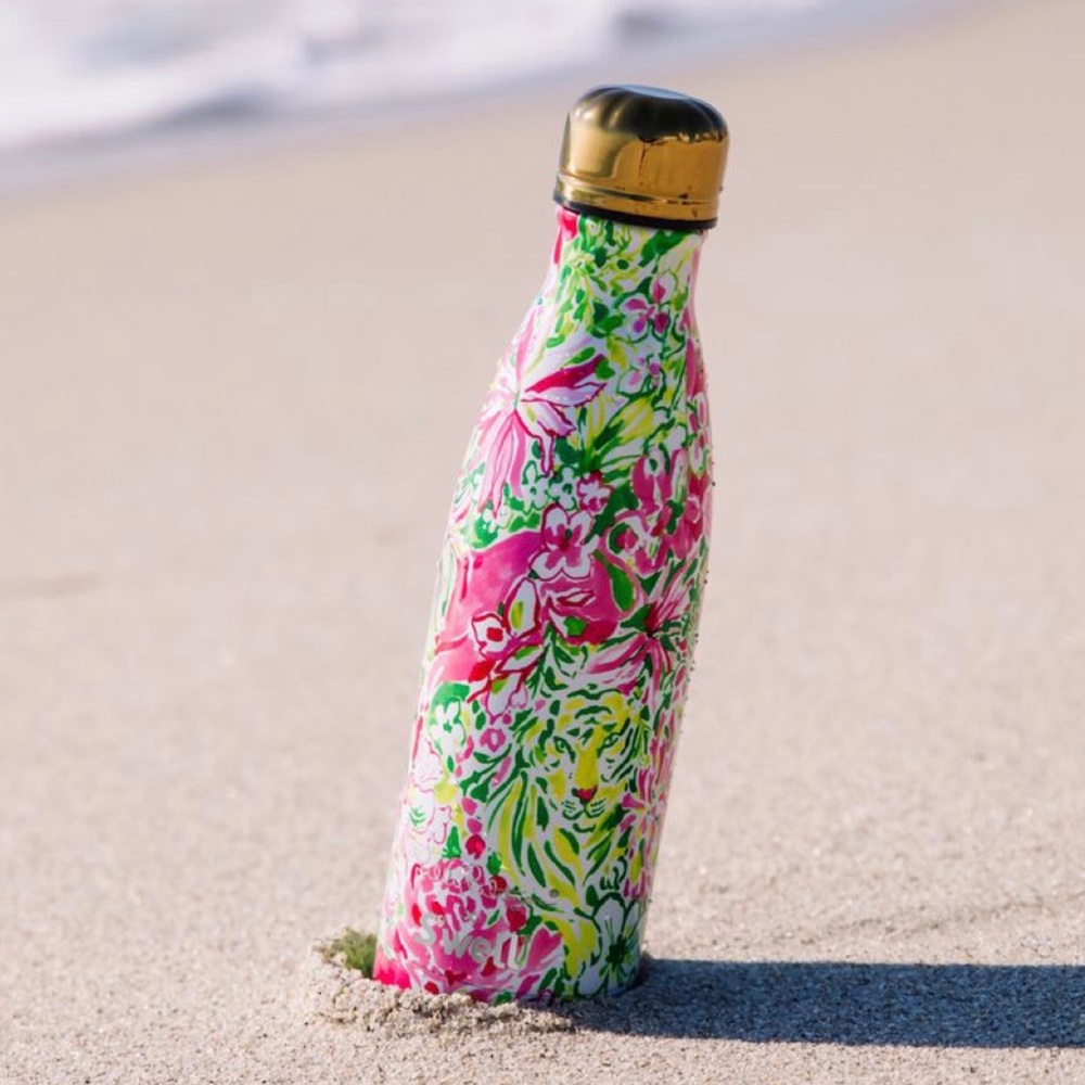 NWT Limited Edition Lilly Pulitzer x S’Well In The Groves 17 Oz Beverage Bottle